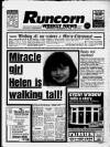 Runcorn Weekly News Wednesday 19 December 1990 Page 1