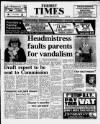 Formby Times Thursday 29 March 1990 Page 1