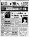 Formby Times Thursday 25 October 1990 Page 1