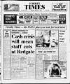 Formby Times Thursday 09 January 1992 Page 1