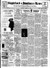 Stapleford & Sandiacre News Saturday 29 October 1938 Page 1