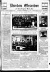 Burton Observer and Chronicle Saturday 17 September 1921 Page 1