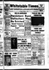 Whitstable Times and Herne Bay Herald Saturday 11 January 1964 Page 1