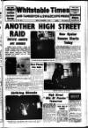 Whitstable Times and Herne Bay Herald Friday 01 September 1967 Page 1