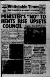 Whitstable Times and Herne Bay Herald Friday 24 January 1969 Page 1