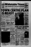 Whitstable Times and Herne Bay Herald Friday 31 January 1969 Page 1