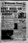 Whitstable Times and Herne Bay Herald Friday 02 January 1970 Page 1