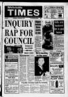 Whitstable Times and Herne Bay Herald Thursday 12 February 1987 Page 1