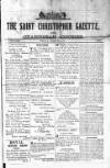 St. Christopher Gazette Friday 28 April 1871 Page 1