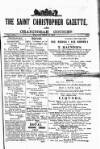 St. Christopher Gazette Friday 14 July 1871 Page 1