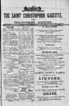St. Christopher Gazette Friday 20 October 1871 Page 1