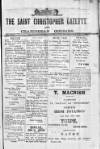 St. Christopher Gazette Friday 17 November 1871 Page 1