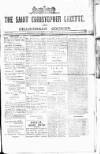 St. Christopher Gazette Friday 01 December 1871 Page 1
