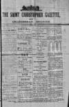 St. Christopher Gazette Friday 25 July 1873 Page 1