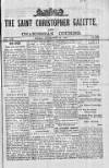 St. Christopher Gazette Friday 19 September 1873 Page 1