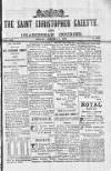 St. Christopher Gazette Friday 03 October 1873 Page 1