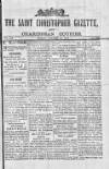 St. Christopher Gazette Friday 10 October 1873 Page 1