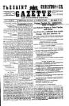 St. Christopher Gazette Monday 16 November 1908 Page 1