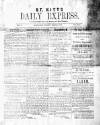 St. Kitts Daily Express Tuesday 09 March 1886 Page 1