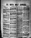 St. Kitts Daily Express Wednesday 03 January 1912 Page 1