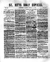 St. Kitts Daily Express Saturday 09 November 1912 Page 1