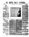 St. Kitts Daily Express Wednesday 29 October 1913 Page 1