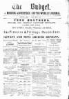 Budget (Jamaica) Wednesday 03 April 1878 Page 1