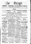 Budget (Jamaica) Tuesday 01 October 1878 Page 1