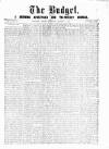Budget (Jamaica) Tuesday 14 June 1881 Page 1