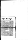 Budget (Jamaica) Saturday 06 January 1883 Page 1