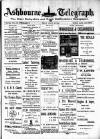 Ashbourne Telegraph Friday 25 March 1910 Page 1