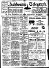 Ashbourne Telegraph Friday 27 January 1933 Page 1