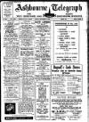 Ashbourne Telegraph Friday 09 September 1938 Page 1