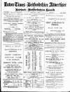 Luton Times and Advertiser Friday 08 February 1889 Page 1