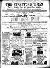 Stratford Times and South Essex Gazette Wednesday 12 January 1876 Page 1
