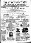 Stratford Times and South Essex Gazette Wednesday 13 September 1876 Page 1