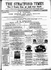 Stratford Times and South Essex Gazette Wednesday 20 September 1876 Page 1