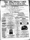Stratford Times and South Essex Gazette Wednesday 22 November 1876 Page 1