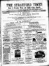 Stratford Times and South Essex Gazette Wednesday 29 November 1876 Page 1