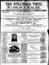 Stratford Times and South Essex Gazette Wednesday 06 February 1878 Page 1