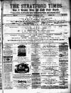 Stratford Times and South Essex Gazette Wednesday 25 December 1878 Page 1