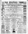 Stratford Times and South Essex Gazette Wednesday 05 October 1881 Page 1