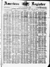 American Register Saturday 21 March 1874 Page 1