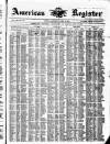 American Register Saturday 04 April 1874 Page 1