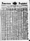 American Register Saturday 18 April 1874 Page 1