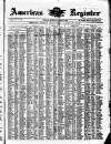 American Register Saturday 06 June 1874 Page 1