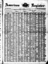 American Register Saturday 27 June 1874 Page 1