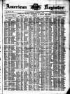American Register Saturday 14 November 1874 Page 1