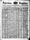 American Register Saturday 05 December 1874 Page 1