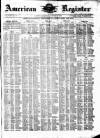 American Register Saturday 02 December 1876 Page 1